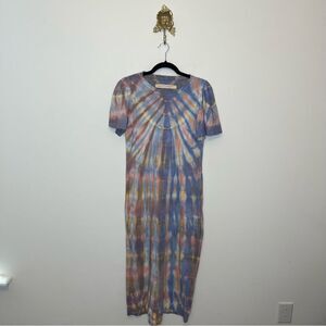 Raquel Allegra Flutter Tie Dye Dress S
